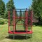 Kids Round Trampoline with Safety Net Padded Frame Indoor Outdoor 55 Inch